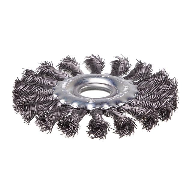 Щітка кільцева Intertool 115x22,2 мм пучки крученого дроту (BT-7115)