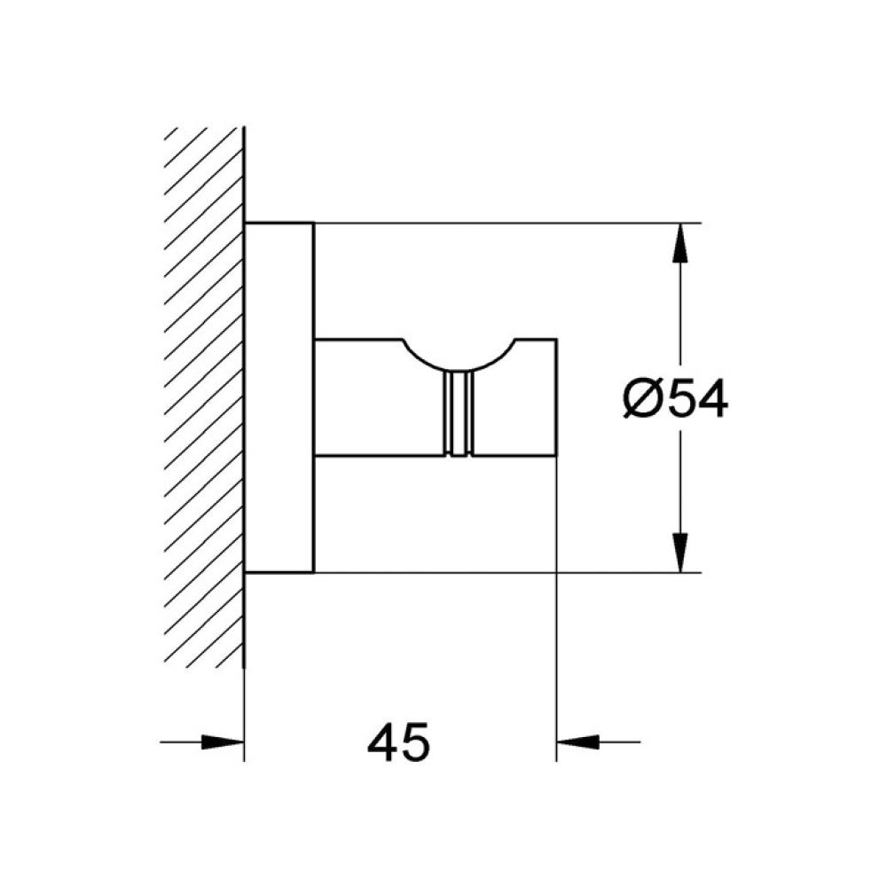 Крючок Grohe Essentials 40364001 - фото 2