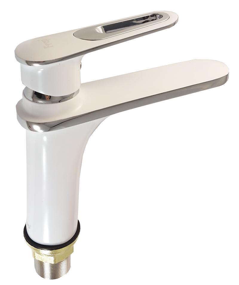 Смеситель для умывальника Frap F1049 литой Белый/Хром (34375)