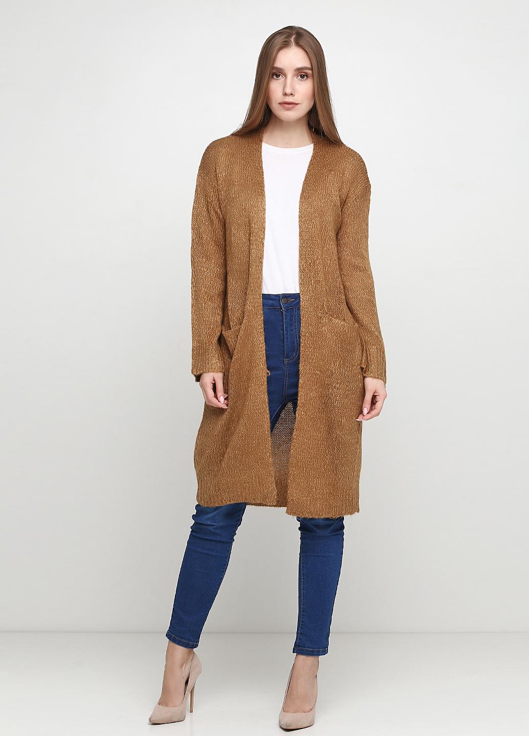 Кардиган женский H&M XS Коричневый (390127010b35)