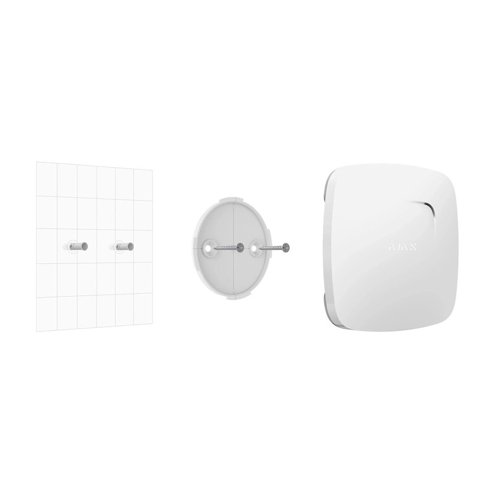 Панель крепежная Ajax SmartBracket для FireProtect Белый (9549.10.WH)