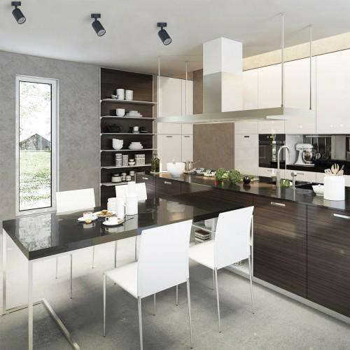 Спот накладний поворотний LEDCOIN ML314-1 під лампу Чорний - фото 3