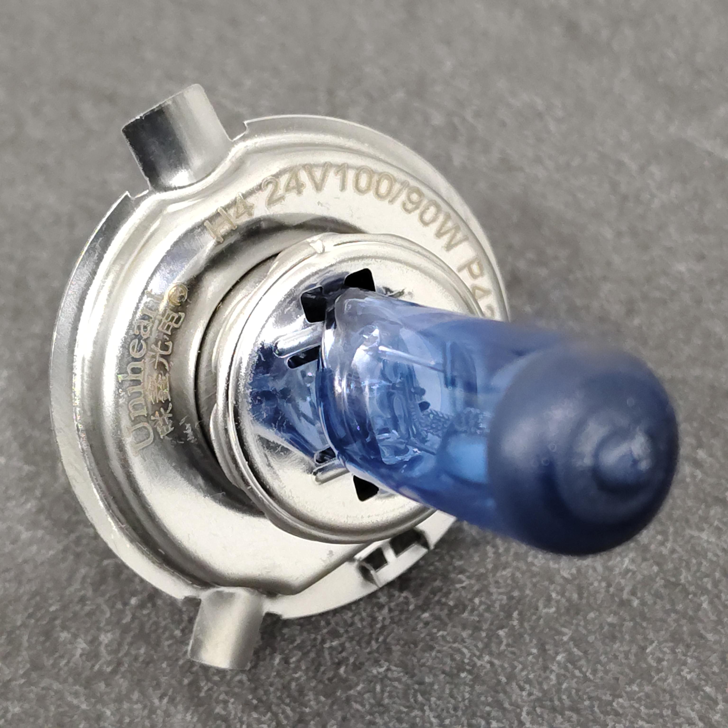 Автолампа Uniheart H4 P43T 24V 100/90W +50% Белый (619STORE3)