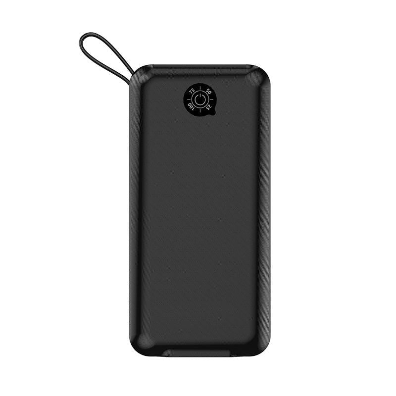 Повербанк Lenyes 20000 mAh з ліхтариком 2хUSB/MicroUSB/Type-C/Lightning (00650deb)