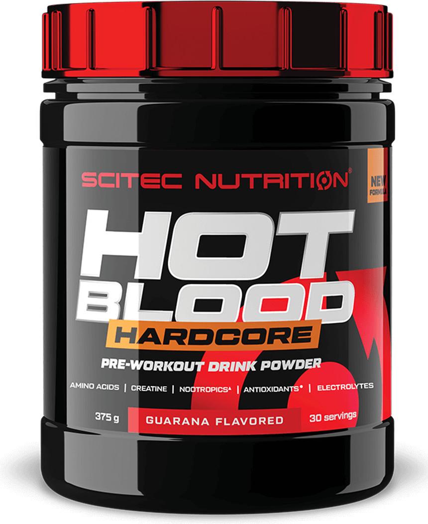 Предтренировочный комплекс Scitec Nutrition Hot Blood Hardcore guarana 375 г (00000035565)