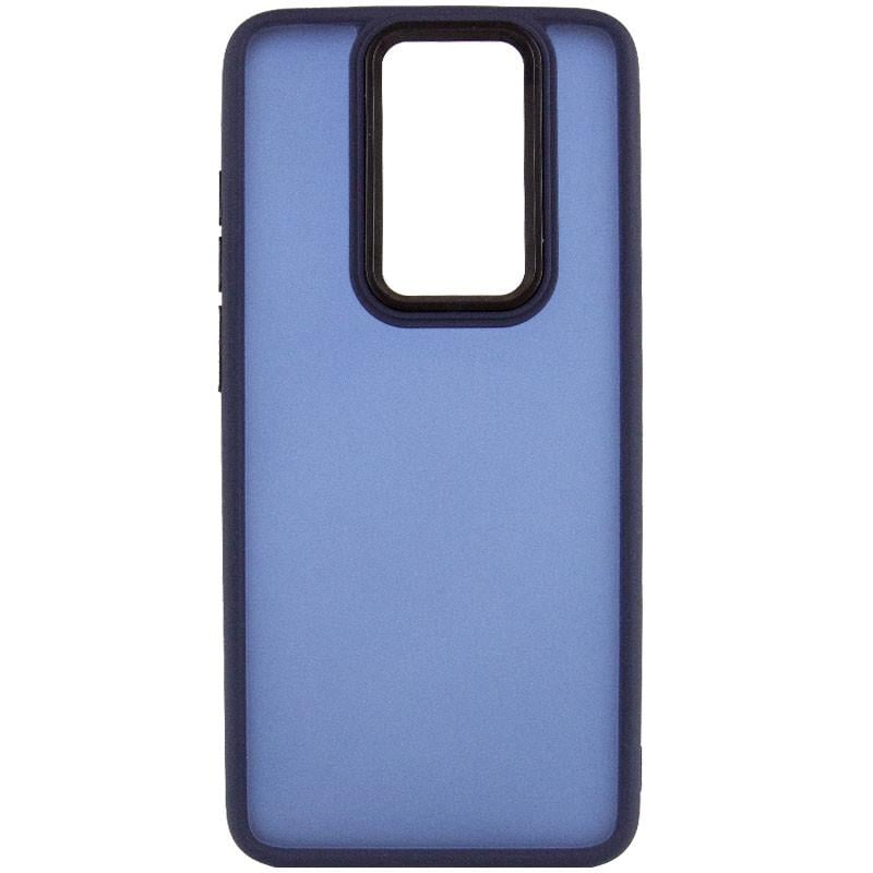 Противоударный Чехол TPU+PC Lyon Frosted для Xiaomi Redmi Note 8 Pro Navy Blue - фото 2