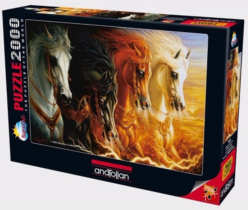 Пазлы Четыре коня Апокалипсиса в на 2000 деталей Пазлы Четыре коня Апокалипсиса в на 2000 деталей