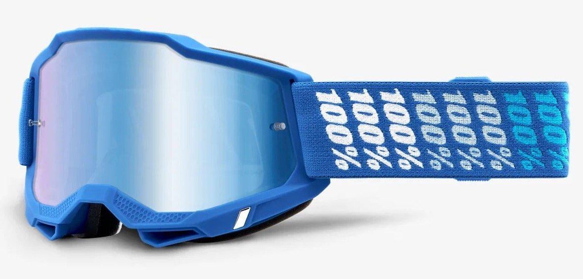 Мотоокуляри 100% ACCURI 2 Goggle Yarger/Mirror Blue Lens/Mirror Lens (20224)
