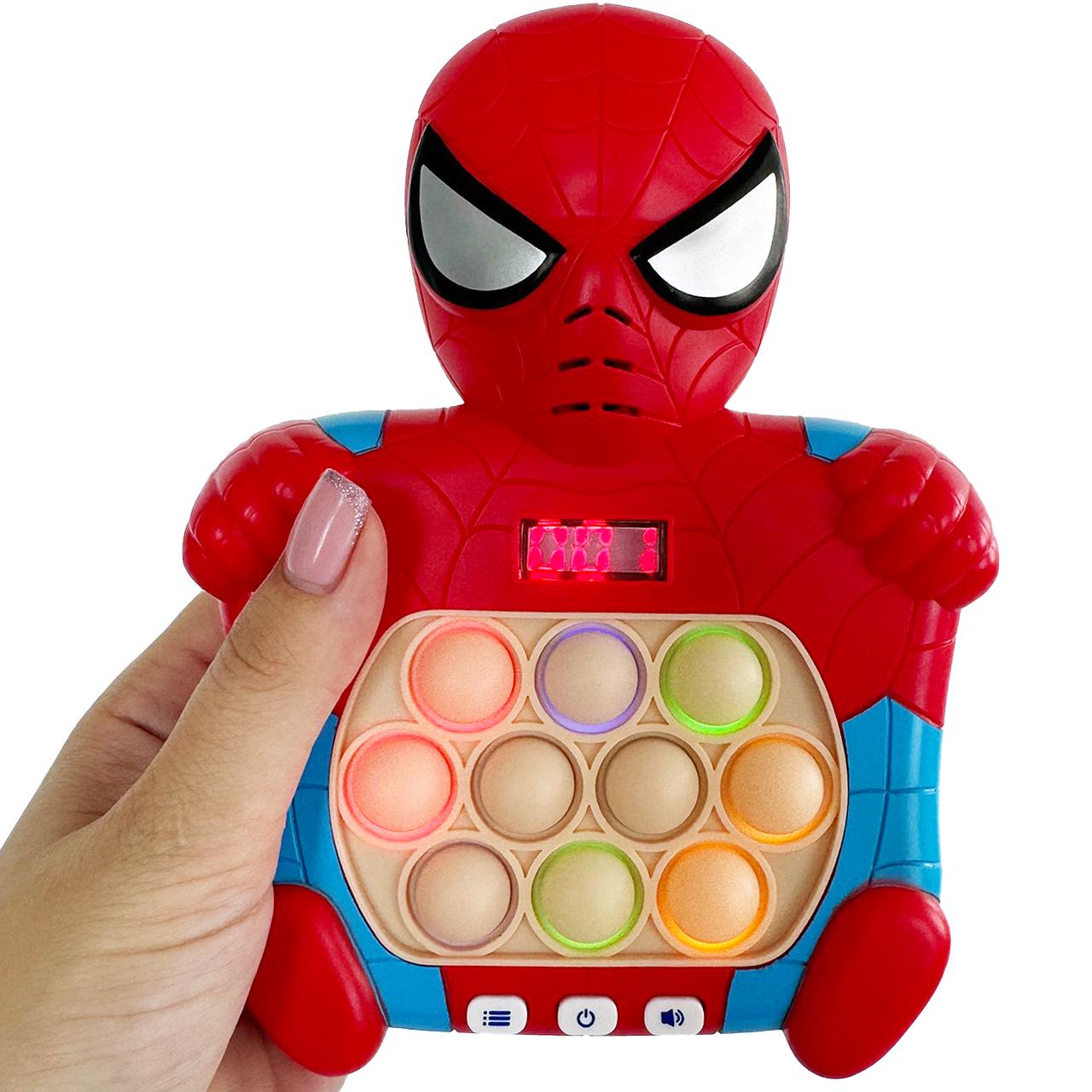 Интерактивная игрушка Quick Push Game Pop It 999 уровней Spiderman Full (20378352) - фото 6