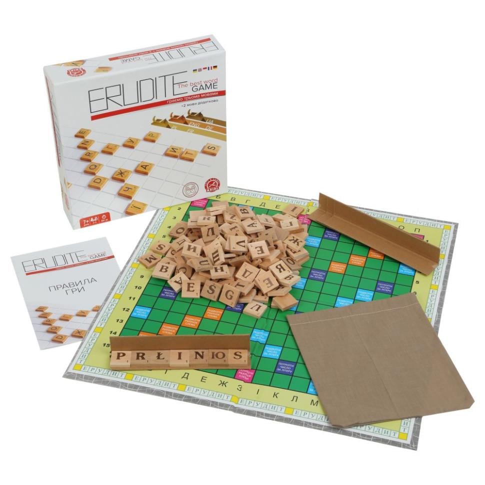 Настільна гра Arial ERUDITE 25х25х6 см від 4 років Пісочний (SR-113-N-1174) - фото 2