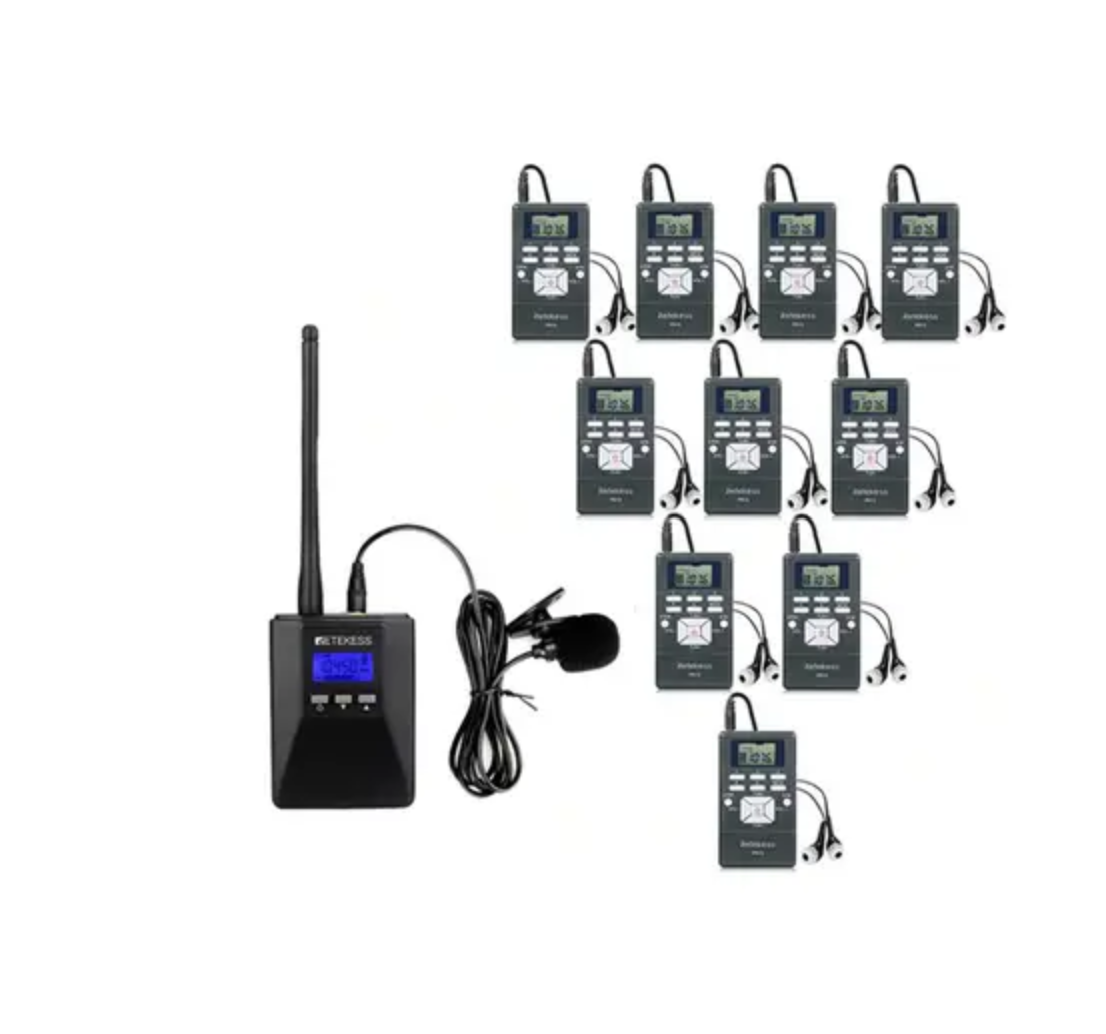 Система радиогид на 10 человек TR506 FM (5678) Система радиогид на 10 человек TR506 FM (5678)