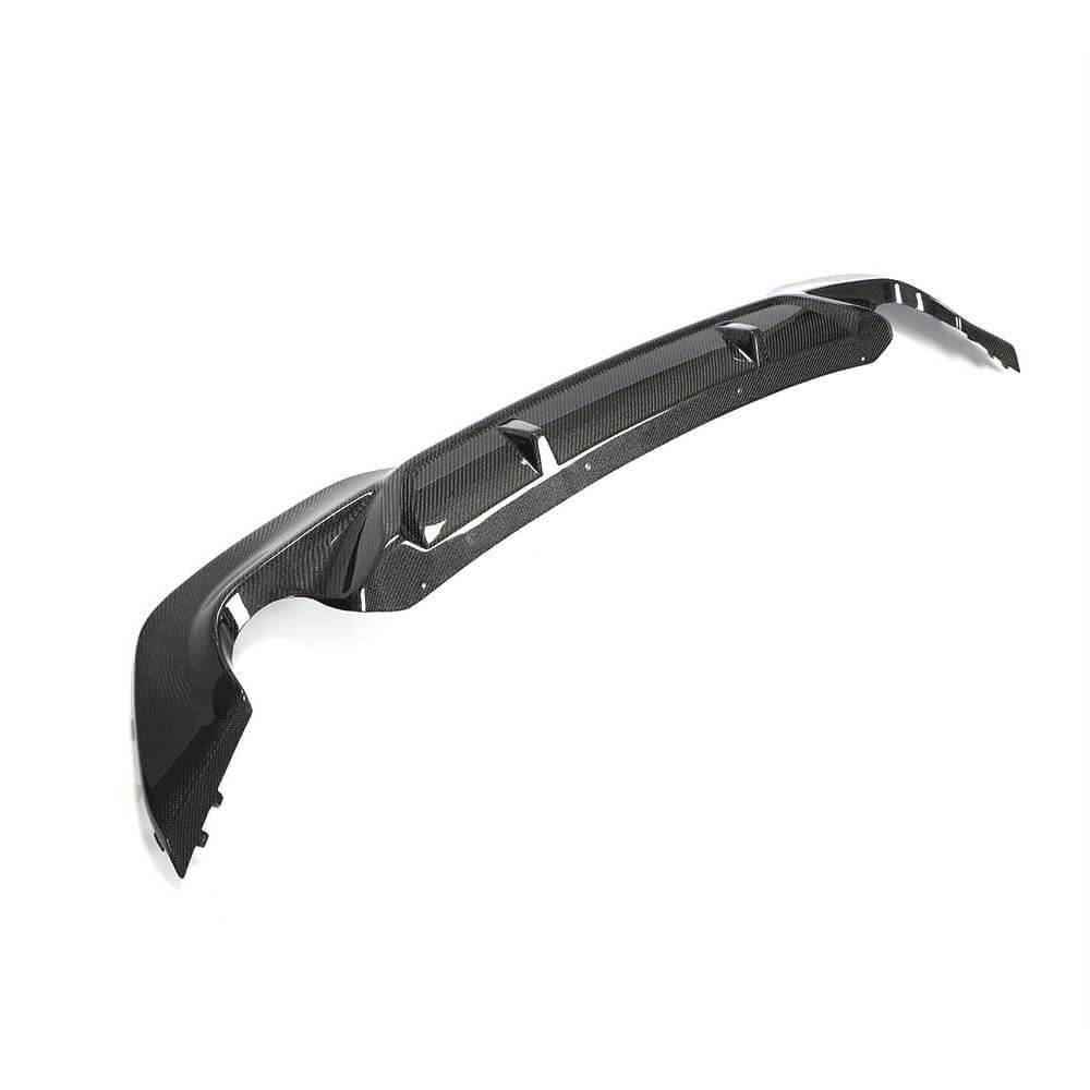 Диффузор заднего бампера DDCarbon V5 2019-2021 M-Sport для BMW 3 серия G20/21 2018- гг. натуральный карбон (136944)