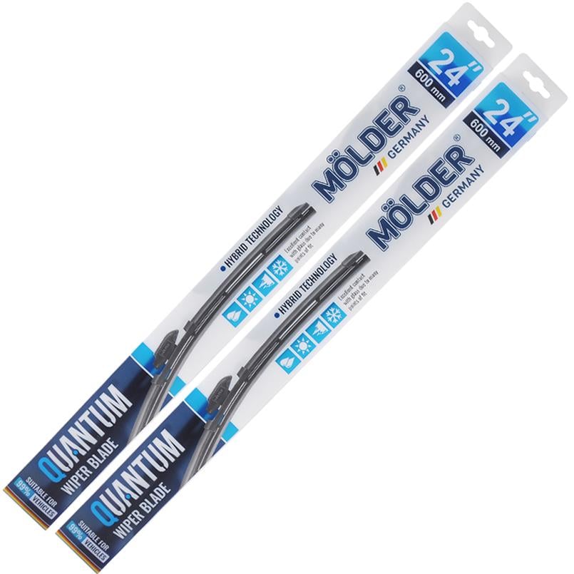 Комплект щеток стеклоочистителей гибридных Molder Quantum для Mercedes E [207;212] 2013-2016