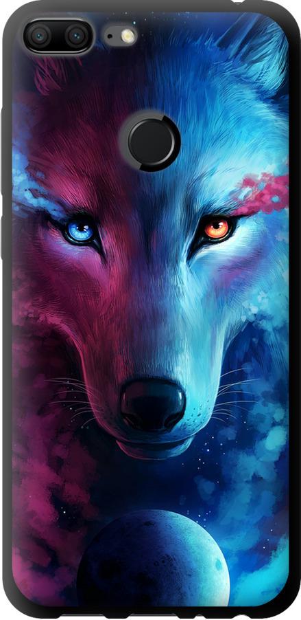 Чехол на Huawei Honor 9 Lite Арт-волк (3999b-1359-42517)