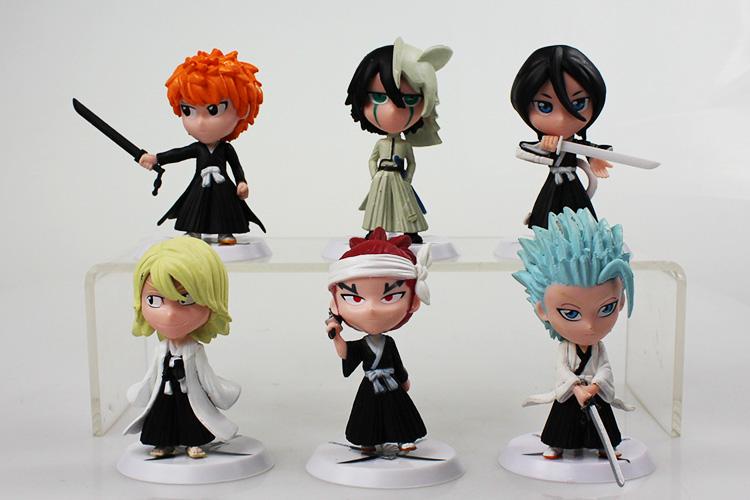 Набор фигурок Bleach Ichigo Ulquiorra 6 шт. 6-8 см