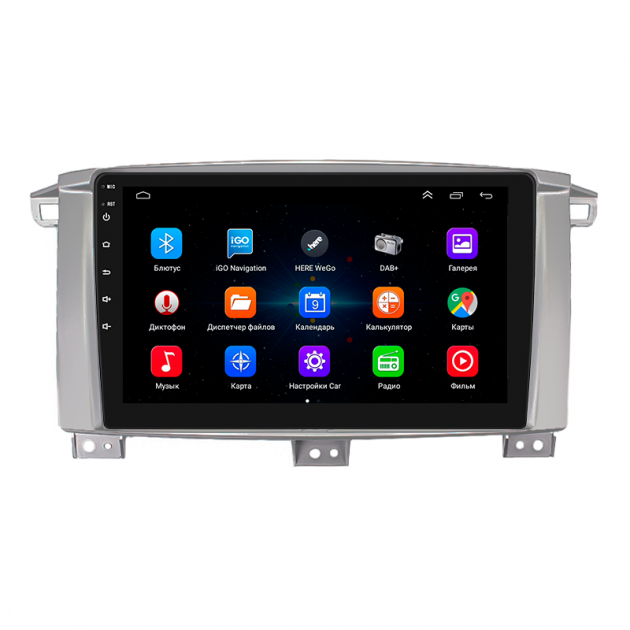 Штатна Android магнітола на Toyota Land Cruiser 100 2005-2007 рр.