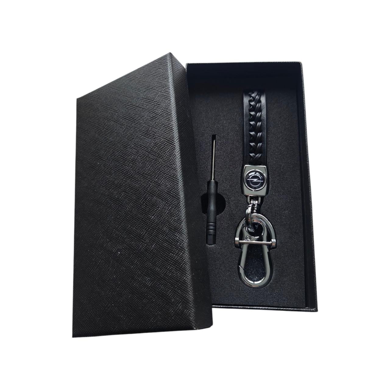 Брелок автомобильный Opel кожаный с карабином (1798258291)