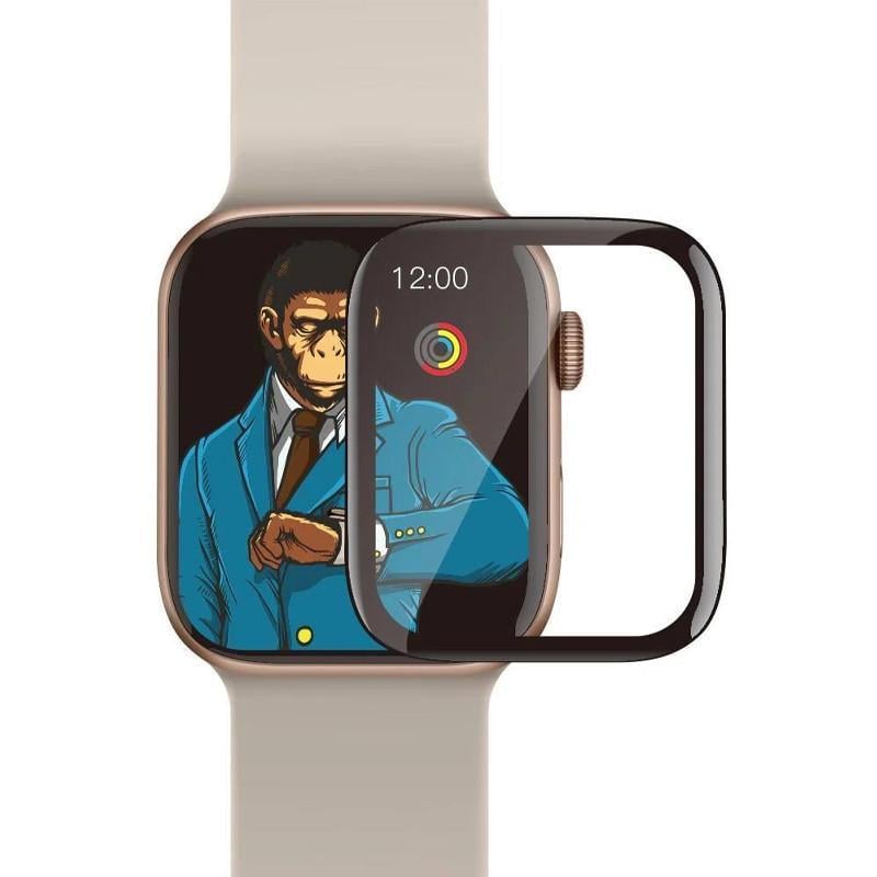 Плівка полімерна 3D Blueo High-Molecule для Apple Watch 7/8/9 з аппликатором 41 мм Чорний (00000076712_1)
