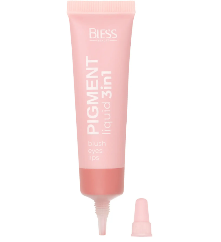 Рум'яна кремові Bless Beauty Liquid Pigment 3в1 01-Gentle Pink (5910960039017)