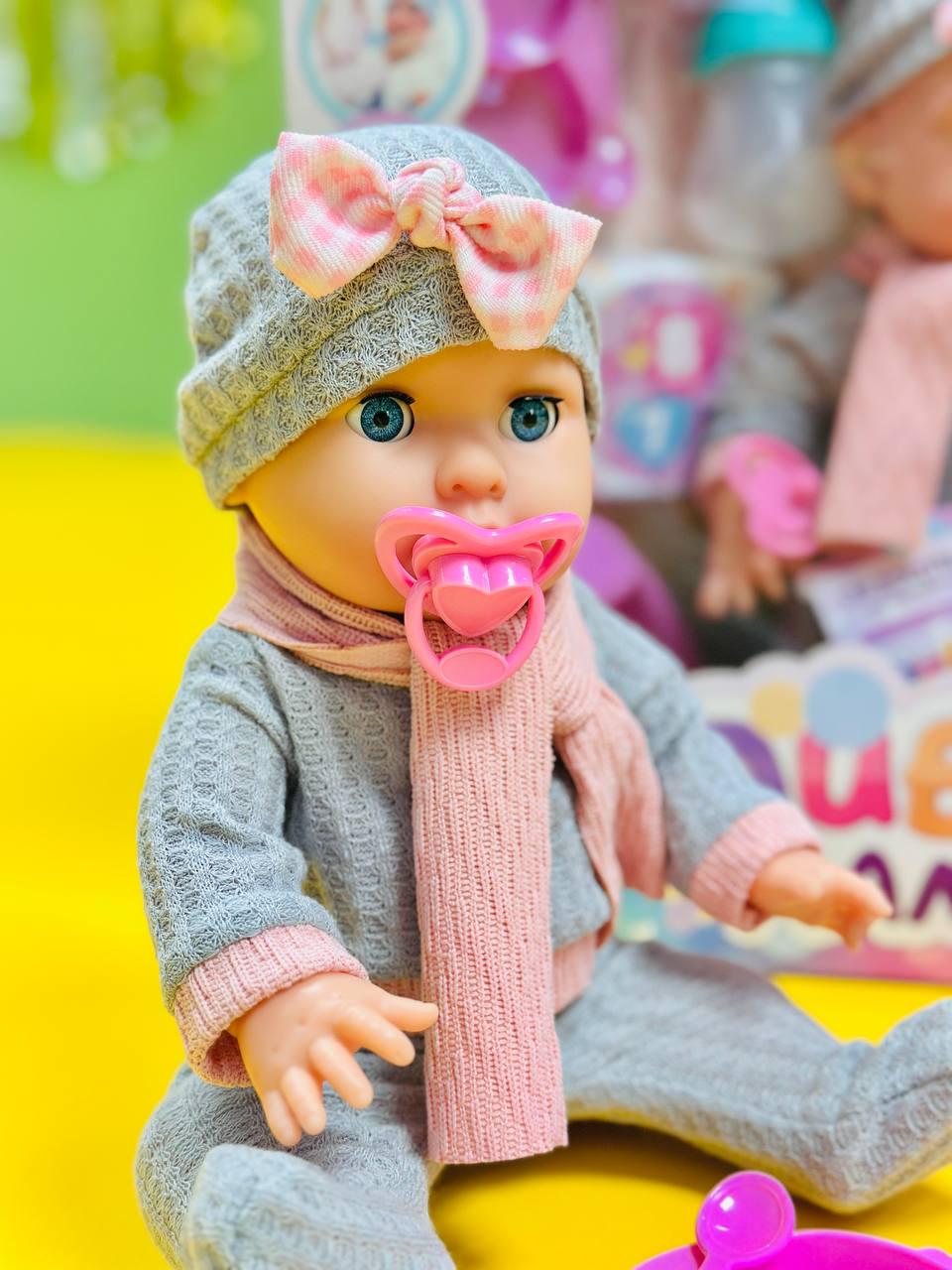 Пупс с посудой/одеждой/горшком 35 см (AWN-00453) - фото 4 Пупс с посудой/одеждой/горшком 35 см (AWN-00453) - фото 4