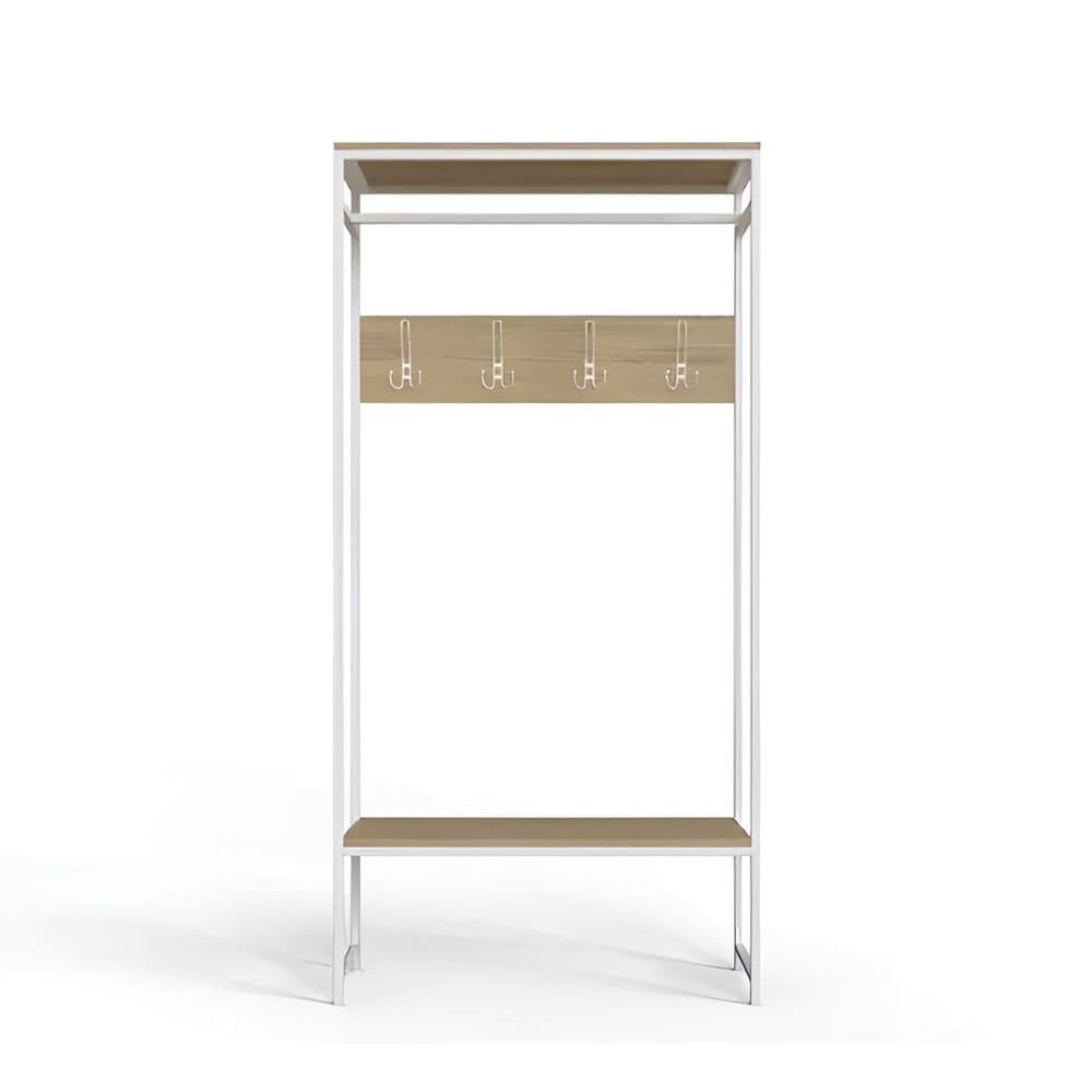 Вешалка модульная напольная Ferrum-decor Трелис 14 ДСП 16 мм 180x90x38 см Белый/Дуб Сонома (FRD-104352) Вешалка модульная напольная Ferrum-decor Трелис 14 ДСП 16 мм 180x90x38 см Белый/Дуб Сонома (FRD-104352)
