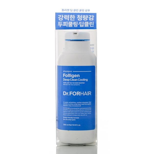 Шампунь с охлаждающим эффектом глубокоочищающий Dr.Forhair Folligen Deep Clean Cooling Shampoo 300 мл