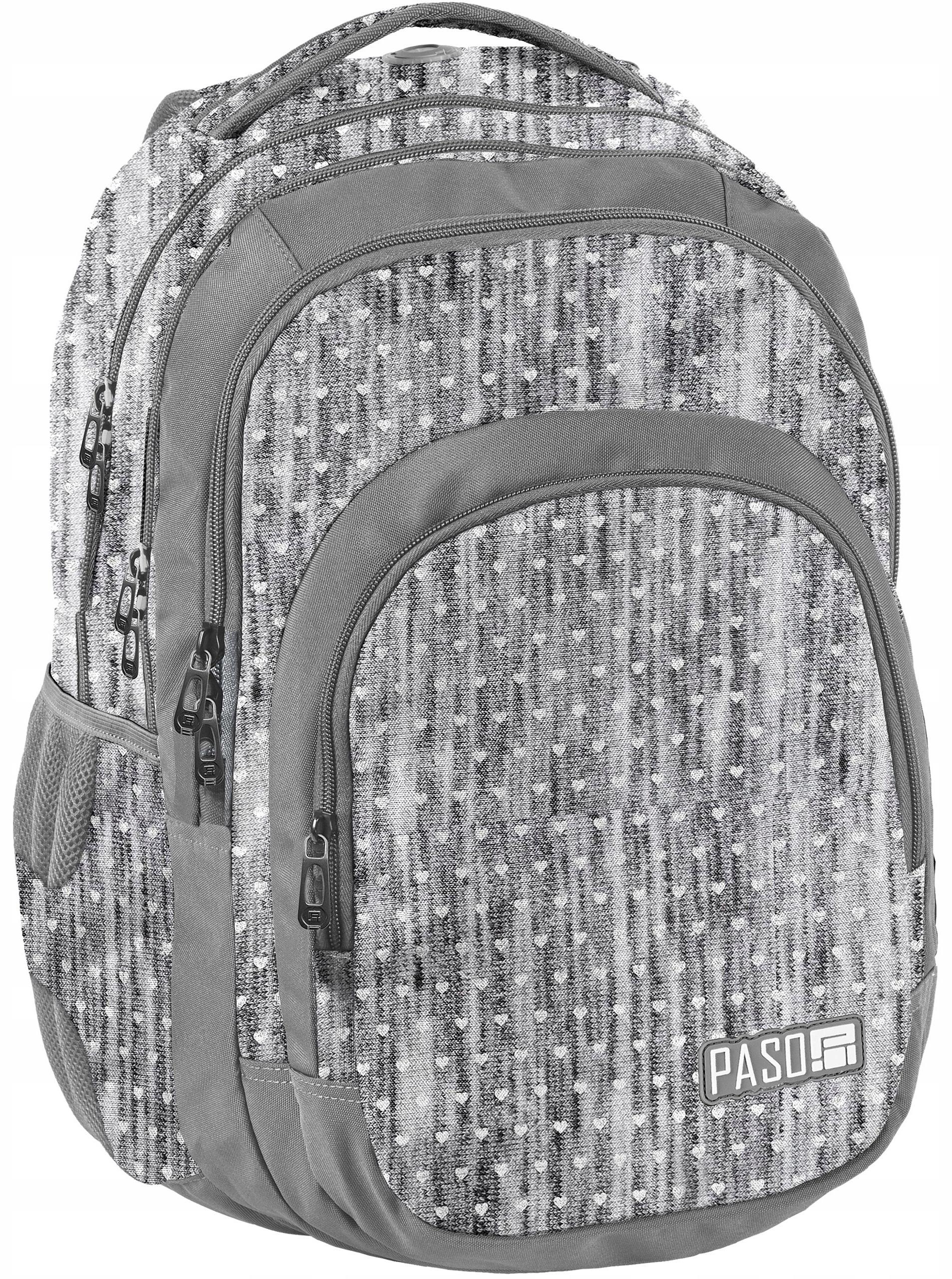 Рюкзак городской Paso 30 л полиэстер Серый (PPMM19-2706)