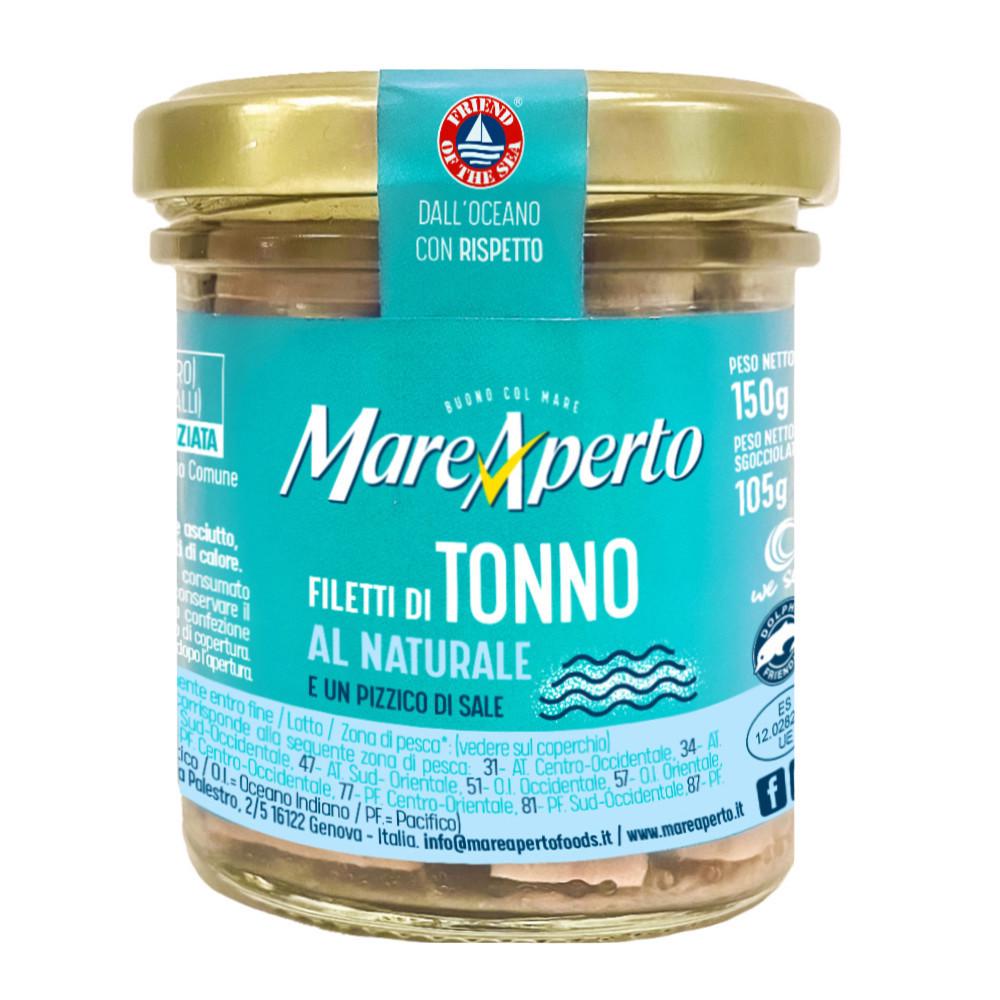 Тунец филе в собственном соку Mare Aperto Filetti di Tonno al naturale 180 г (2488499411)