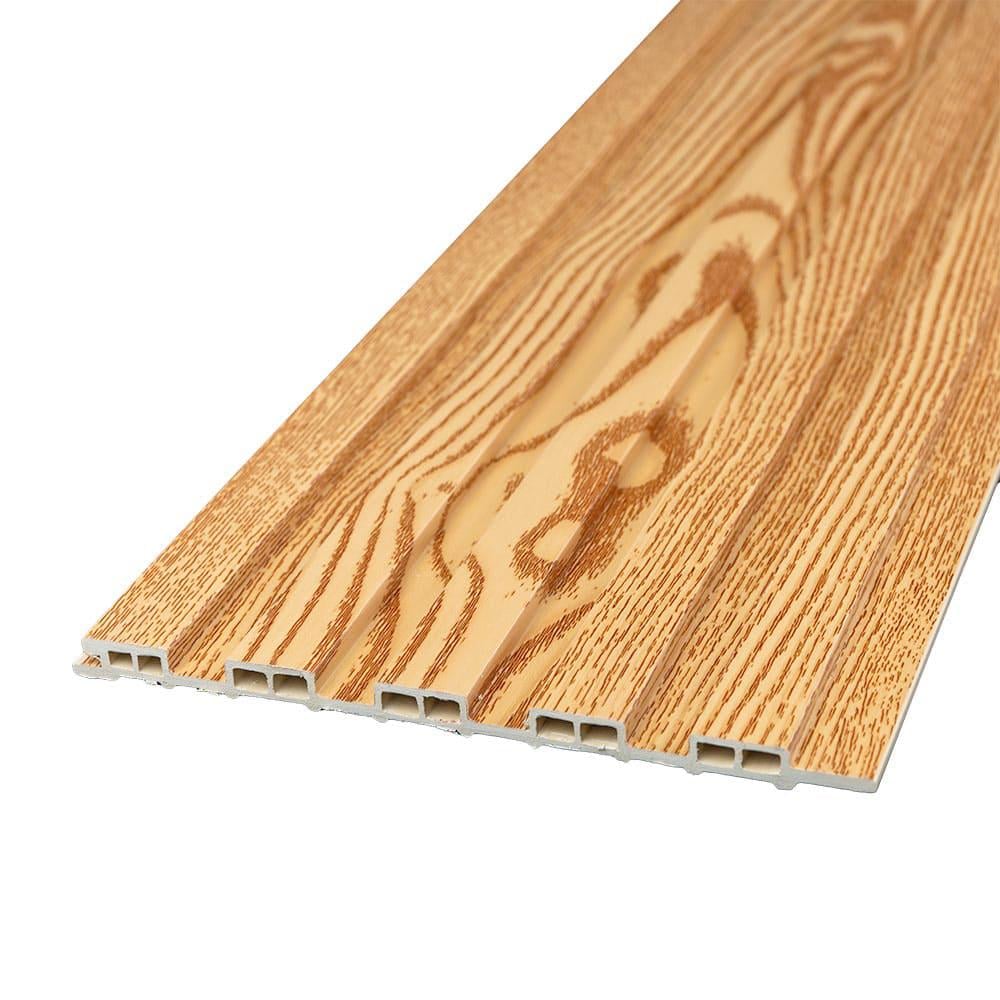 Декоративная стеновая рейка Sticker Wall WPC D 3000x150x9 мм Сосна (SW-00001867)