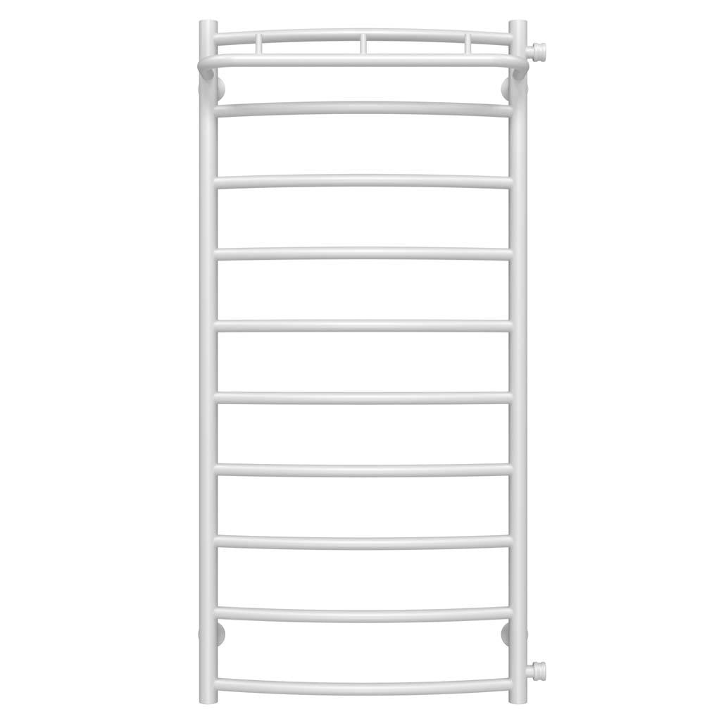 Полотенцесушитель водяной Deffi Классик N П10 боковое правое подключение нержавеющая сталь 500х1100 мм Белый (C.KN.110.50.10.W.C)