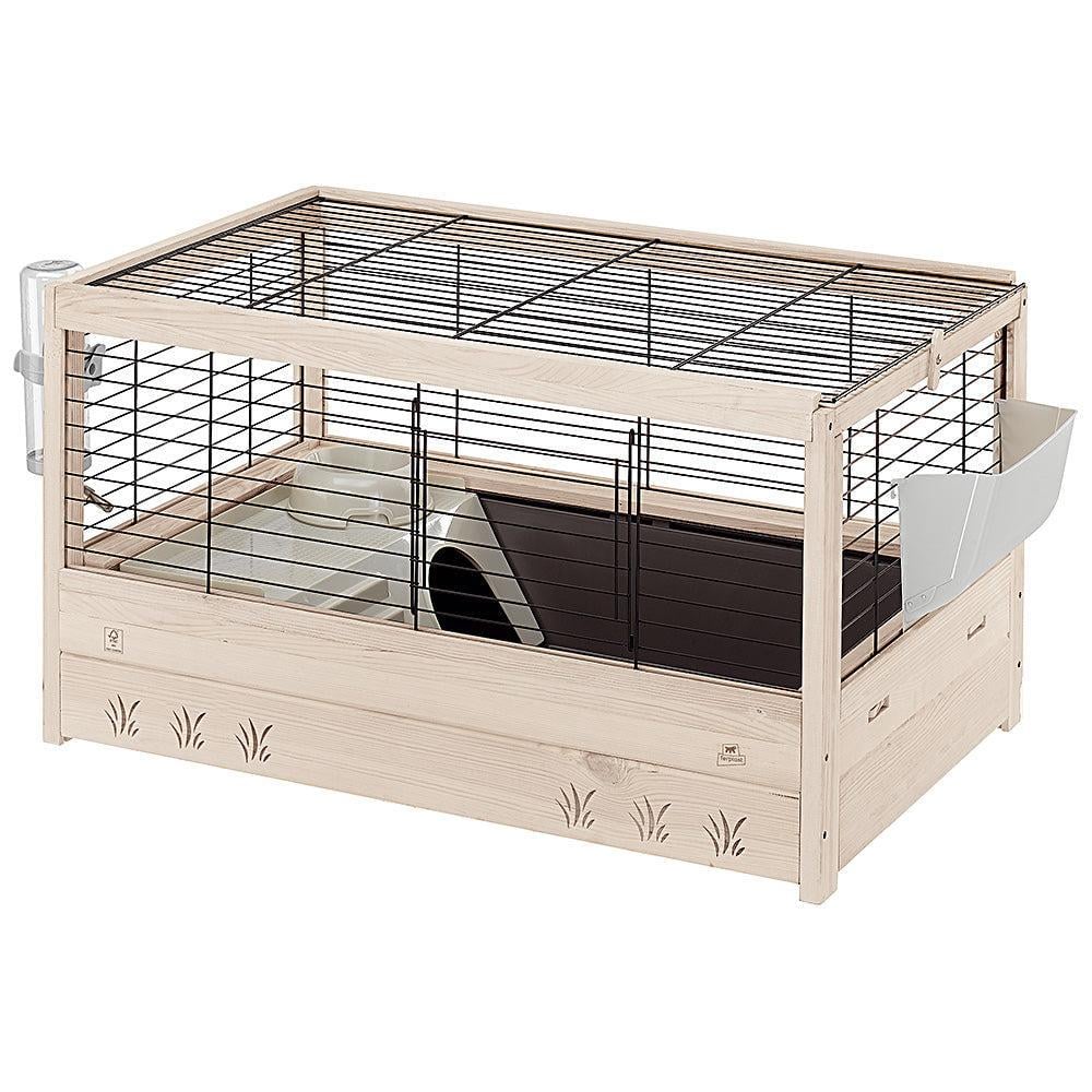 Клетка для морских свинок ARENA 80 FSC деревянная 82x52/45,5 см (A-036648)