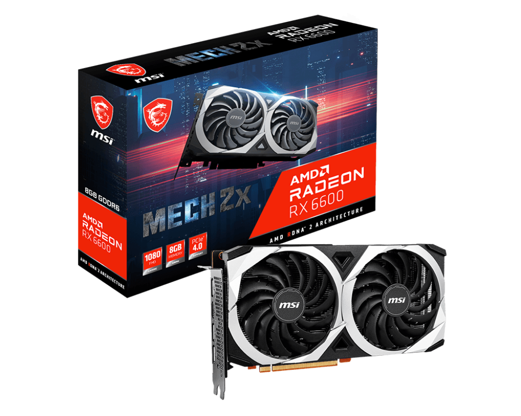 Відеокарта MSI Radeon RX 6600 MECH 2X 8G (1596)