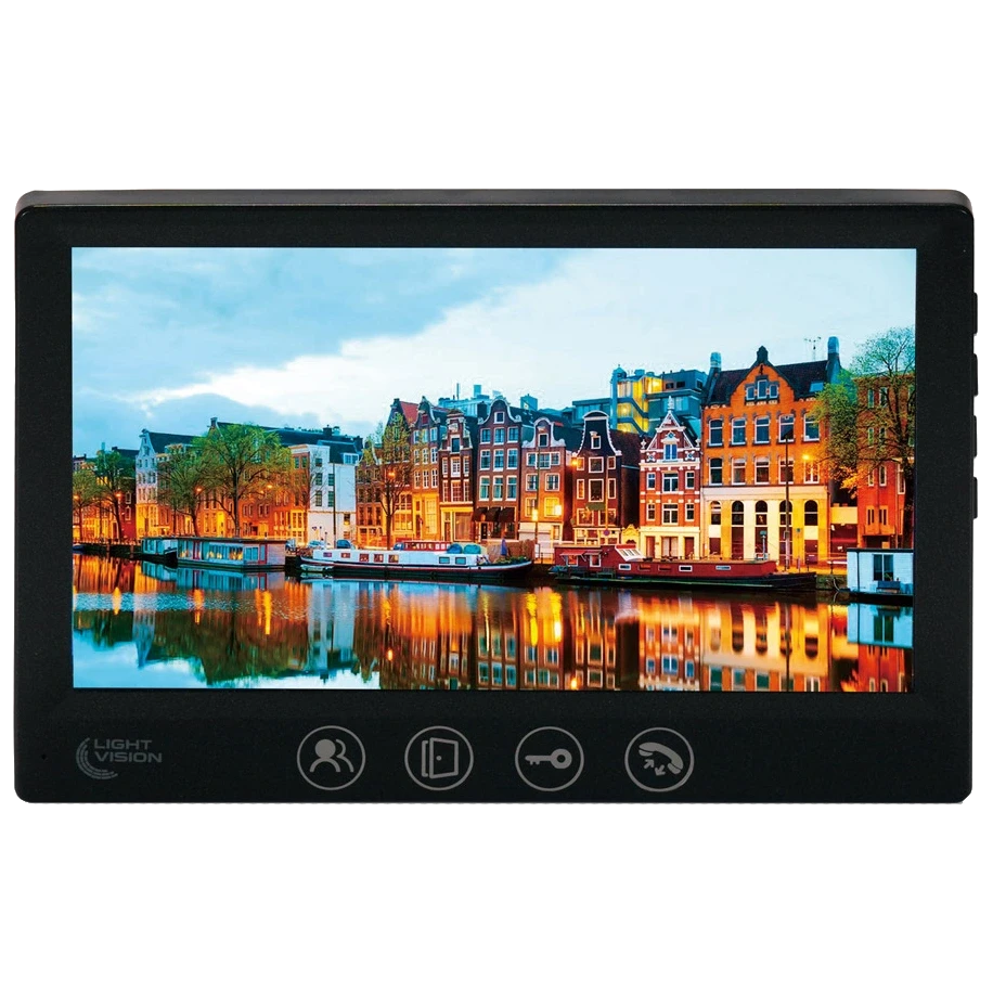 Відеодомофон Light Vision AMSTERDAM FHD Black (3110494265)
