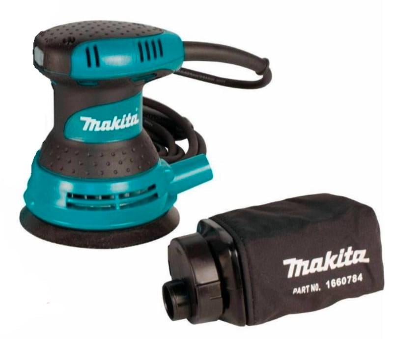 Эксцентриковая шлифмашина Makita BO5030 (300Вт, 123мм) с пылесборником (4344)