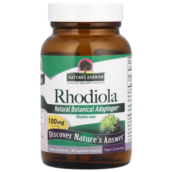 Радиола Nature's Answer Rhodiola 100 мг 60 вег. капс. (000022208)
