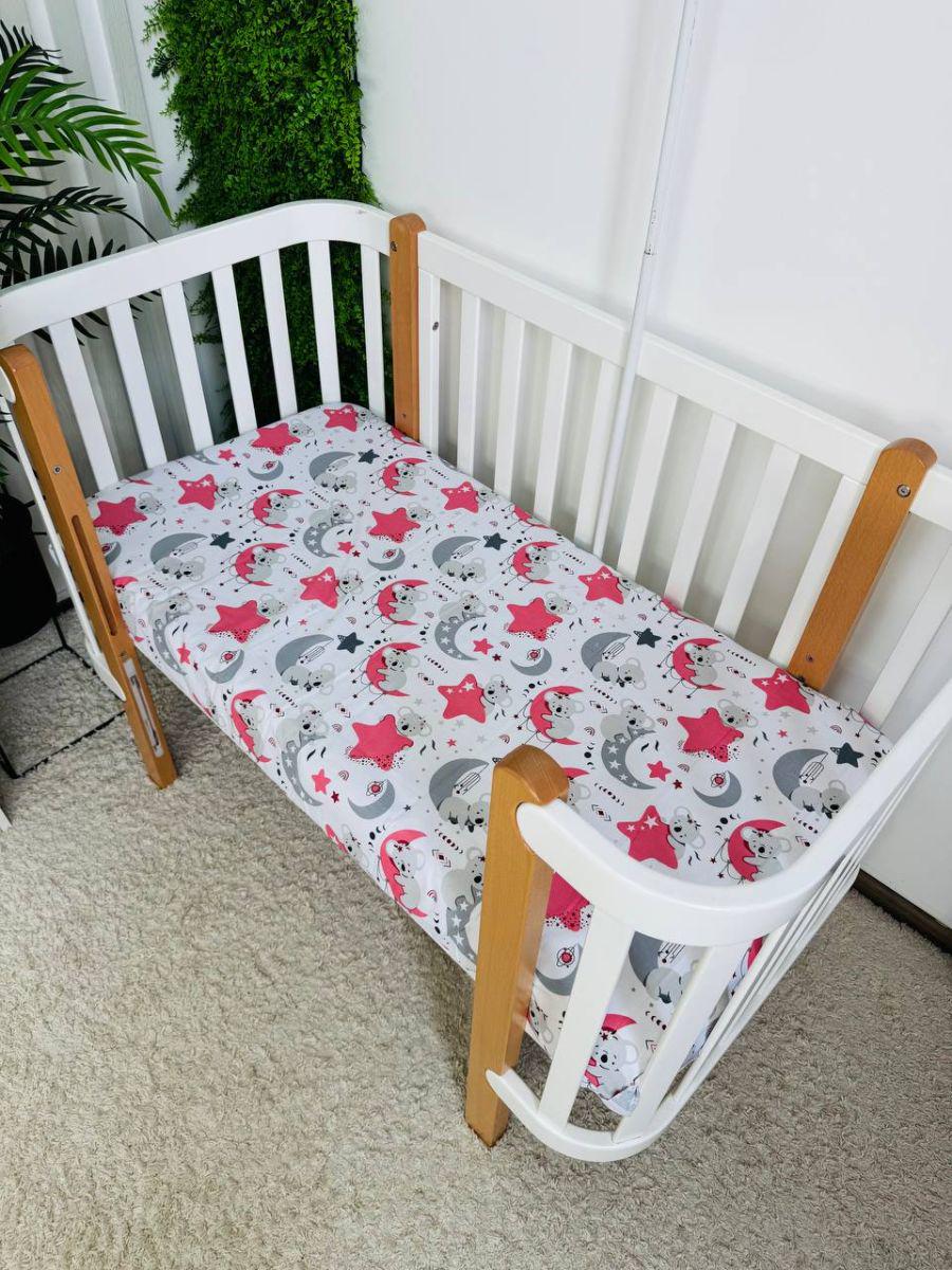 Простирадло дитяче на гумці 120х60 см (7707)