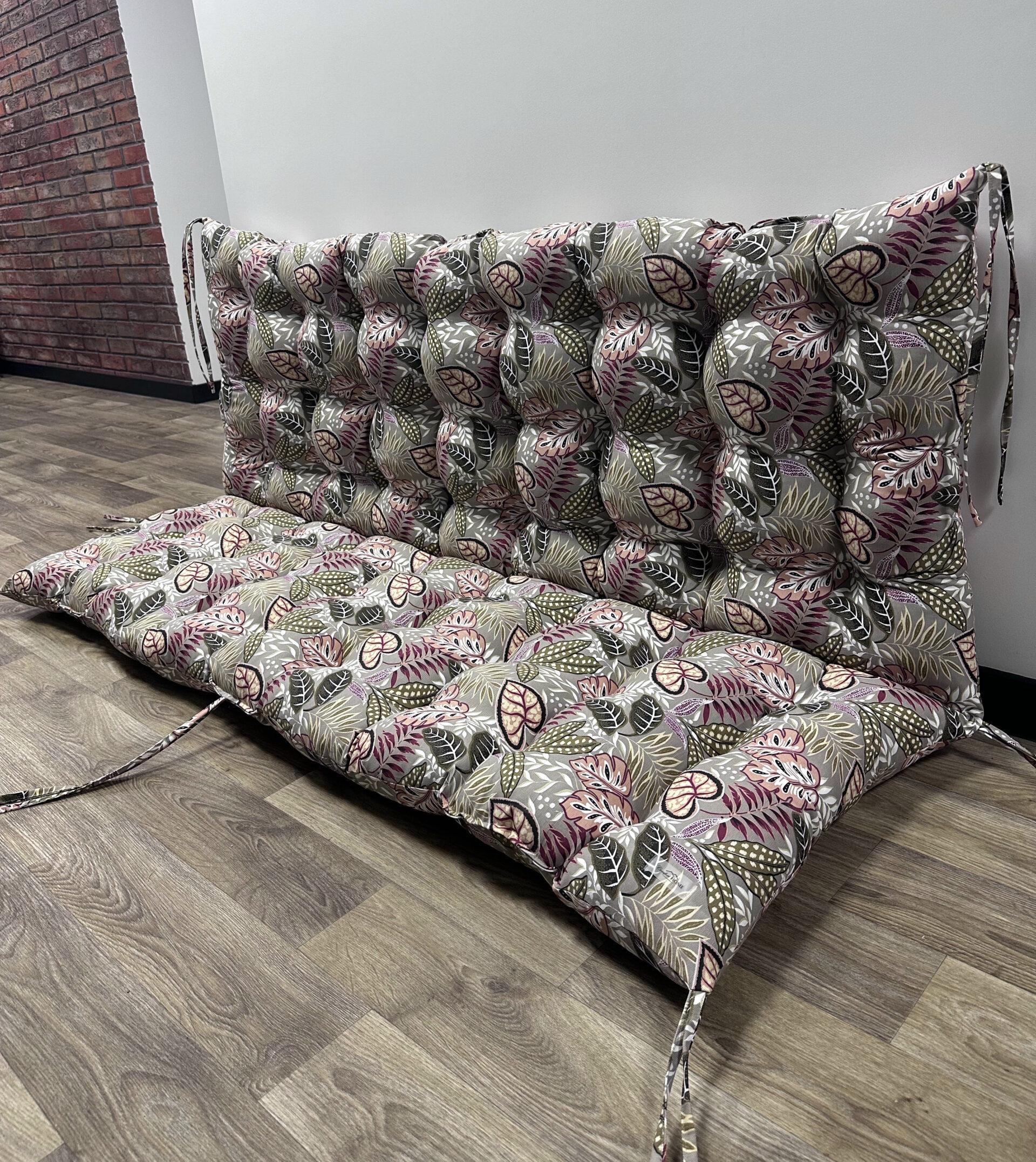 Подушка Comfort Home Monstera на поддоны/качели/каркасы/садовая мебель 150х50х50 см