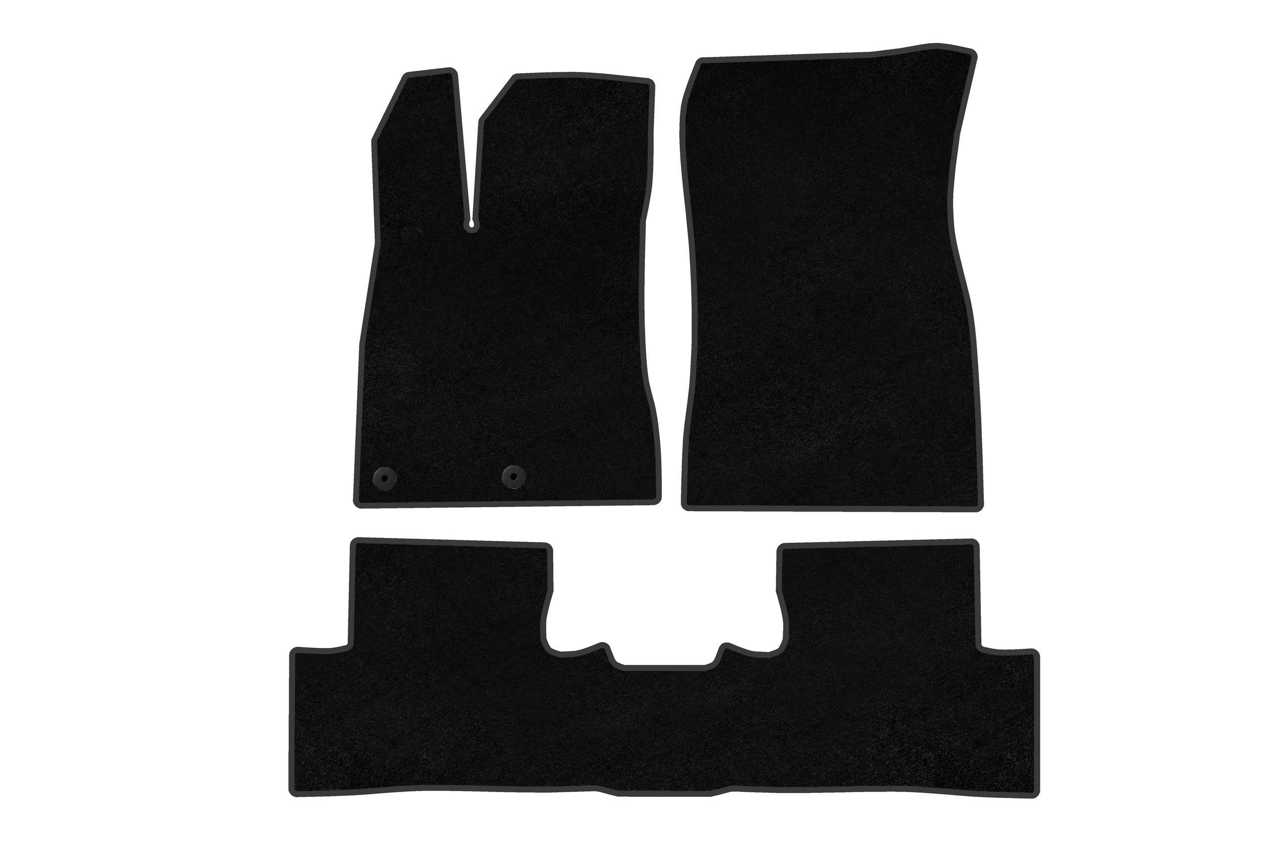 Коврики автомобильные Digital Designs Premium для Peugeot 3008 2024- гг. ткань Черный (184981)