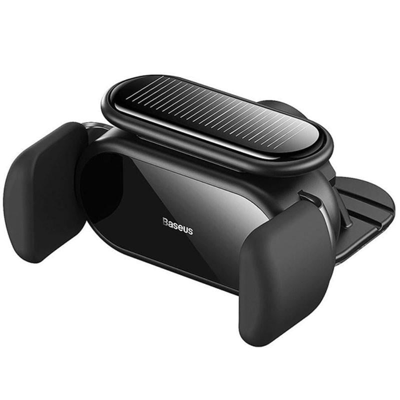 Автодержатель Baseus Steel Cannon pro Solar Electric Car Mount Black (SUGP010001)