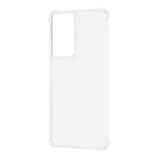 Чехол для Samsung Galaxy S21 Ultra, прозрачный, толщина 0.8 мм