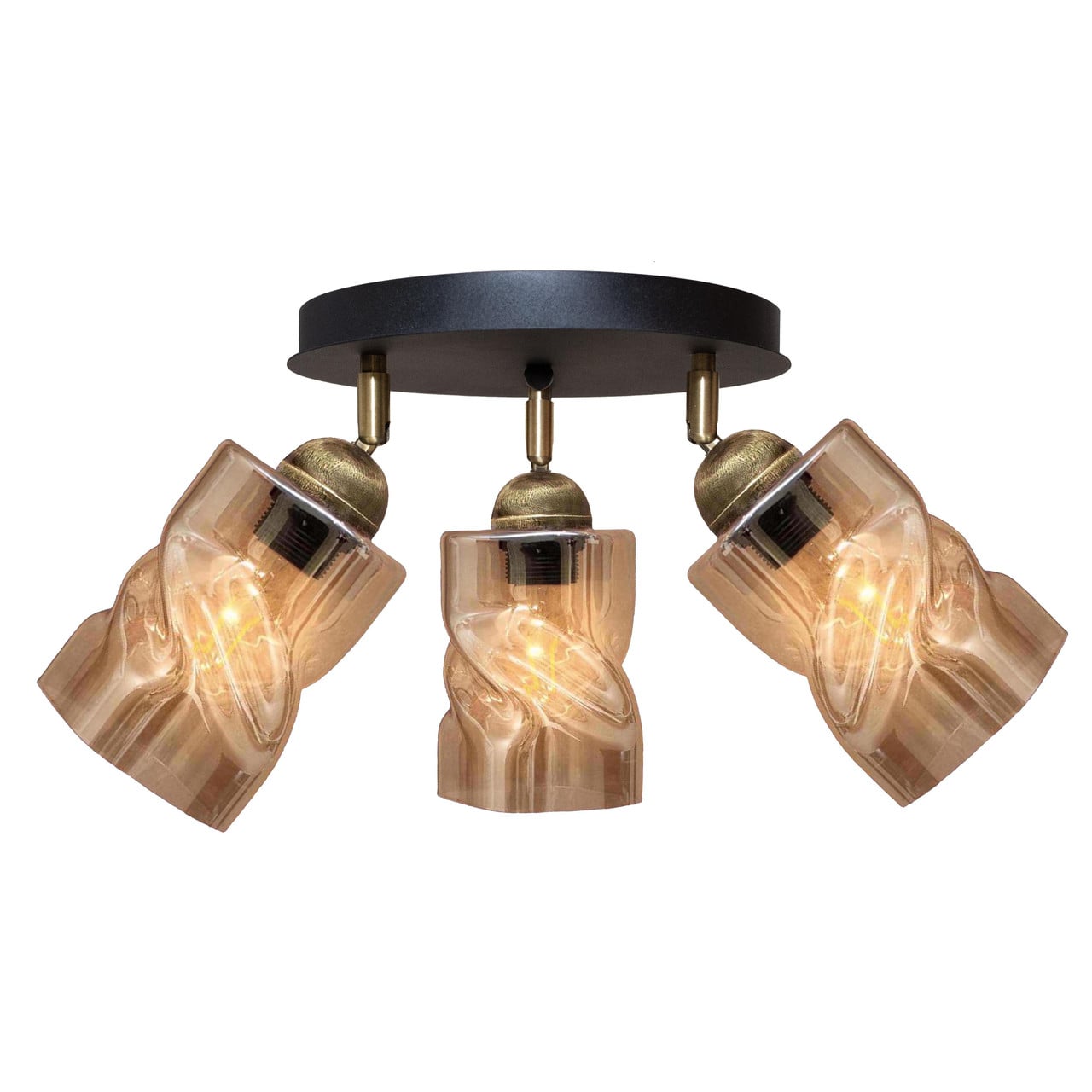 Светильник потолочный MSK ELECTRIC Tornado PL 202415-3R BK (619327)