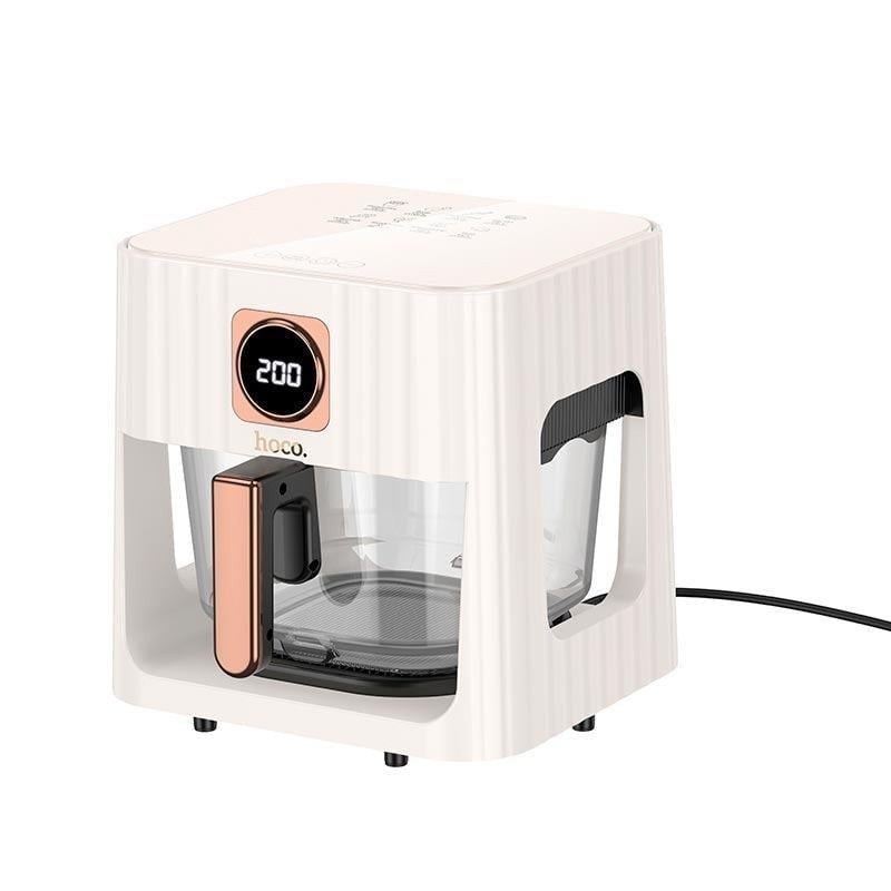 Мультипіч Hoco HE22 borosilicate glass air fryer with touch screen 1100 Вт 4,5 л Білий (8a819d46)
