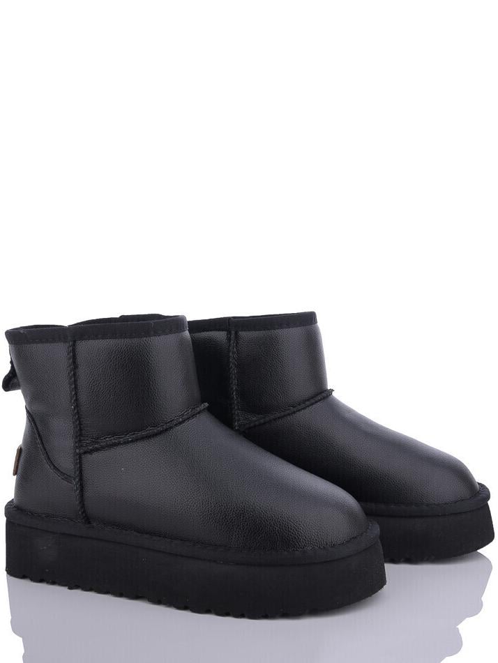 Шкіряні уггі на овчині ITTS AN805-6 р. 37 Чорний