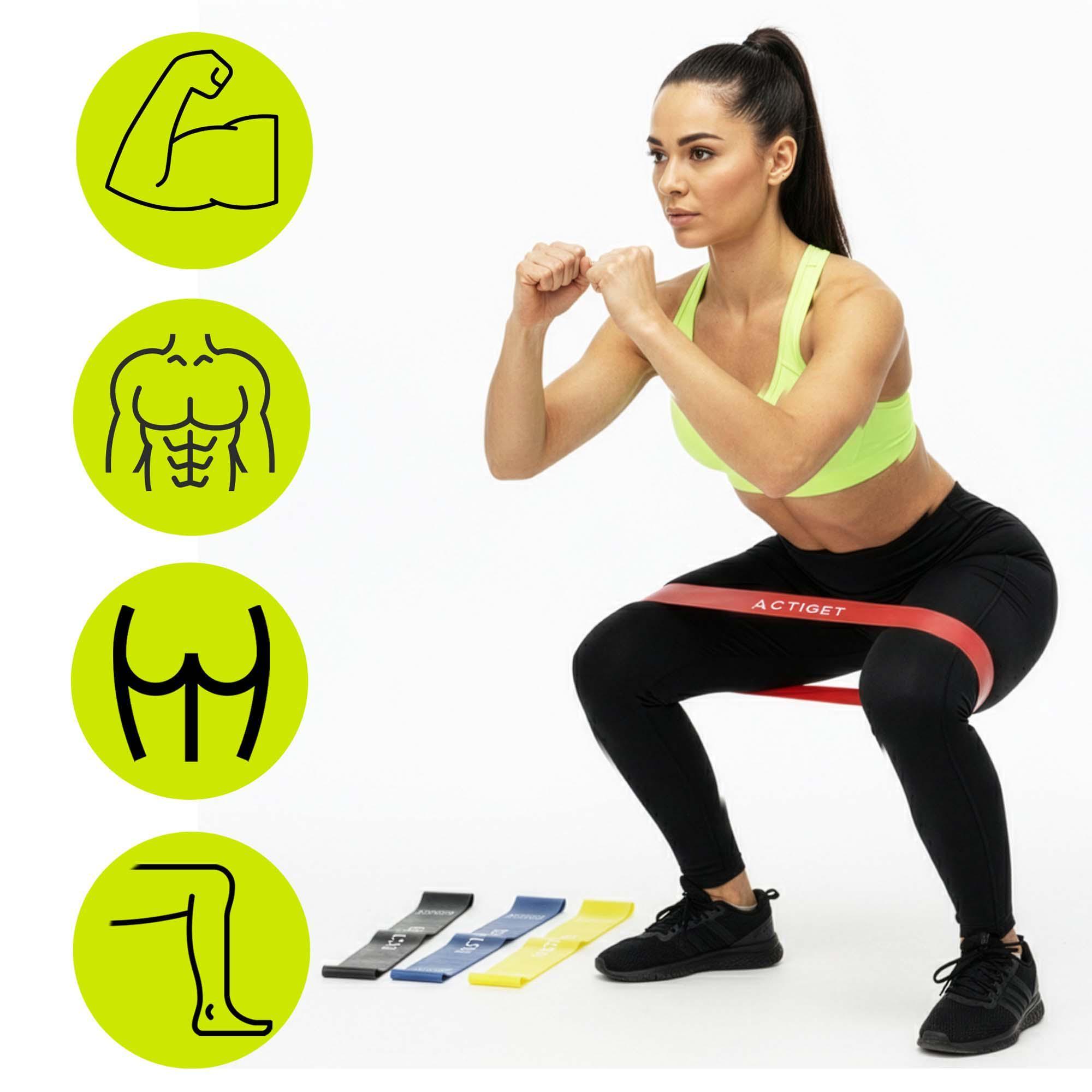 Резинки для фітнесу Actiget Mini Power Band ACT0104 5 шт. 1-20 кг - фото 7 Резинки для фітнесу Actiget Mini Power Band ACT0104 5 шт. 1-20 кг - фото 7