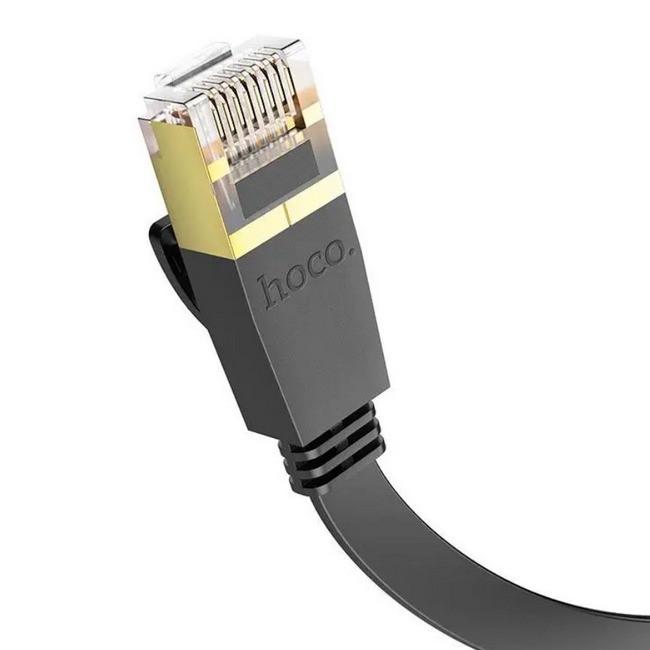 Кабель мережевий Hoco RJ45 US07 General 5 м Black (020045) - фото 2