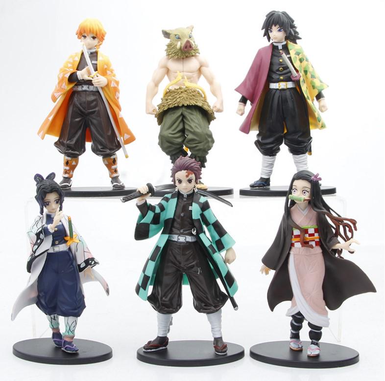 Набір фігурок Funko Demon Slayer Kimetsu no Yaiba 6 шт. 15 см (e8ae52a4)