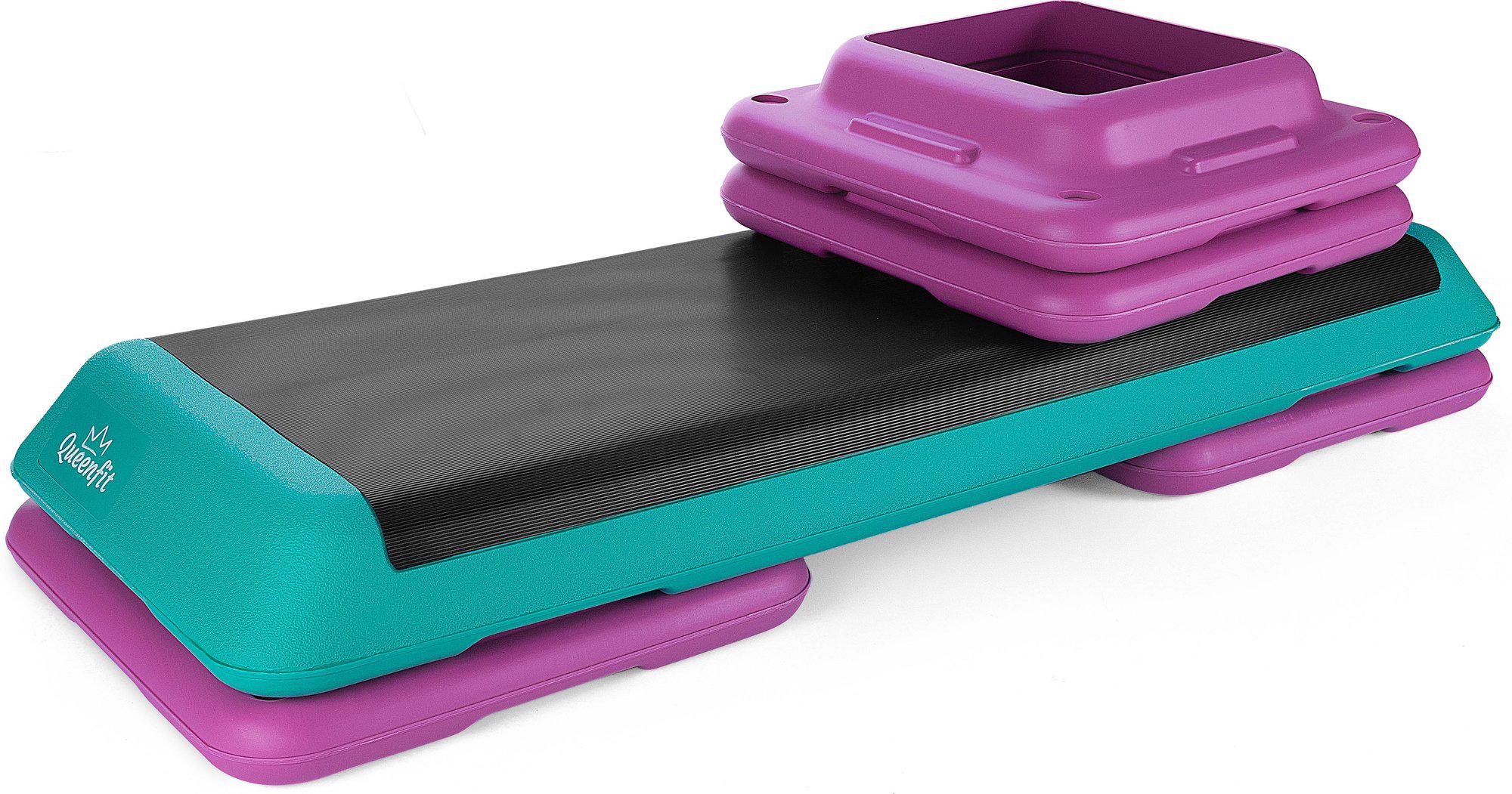 Степ-платформа Queenfit 3-уровневая Разноцветный (30496554) - фото 5