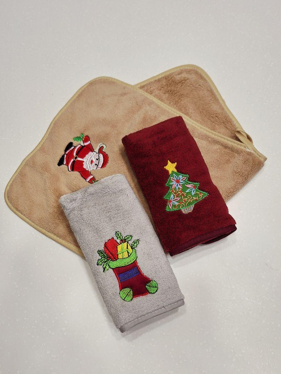 Набор кухонных полотенец подарочный Colorful Home с петелькой из микрофибры 3 шт. 25х50 см (1649) - фото 4 Набор кухонных полотенец подарочный Colorful Home с петелькой из микрофибры 3 шт. 25х50 см (1649) - фото 4