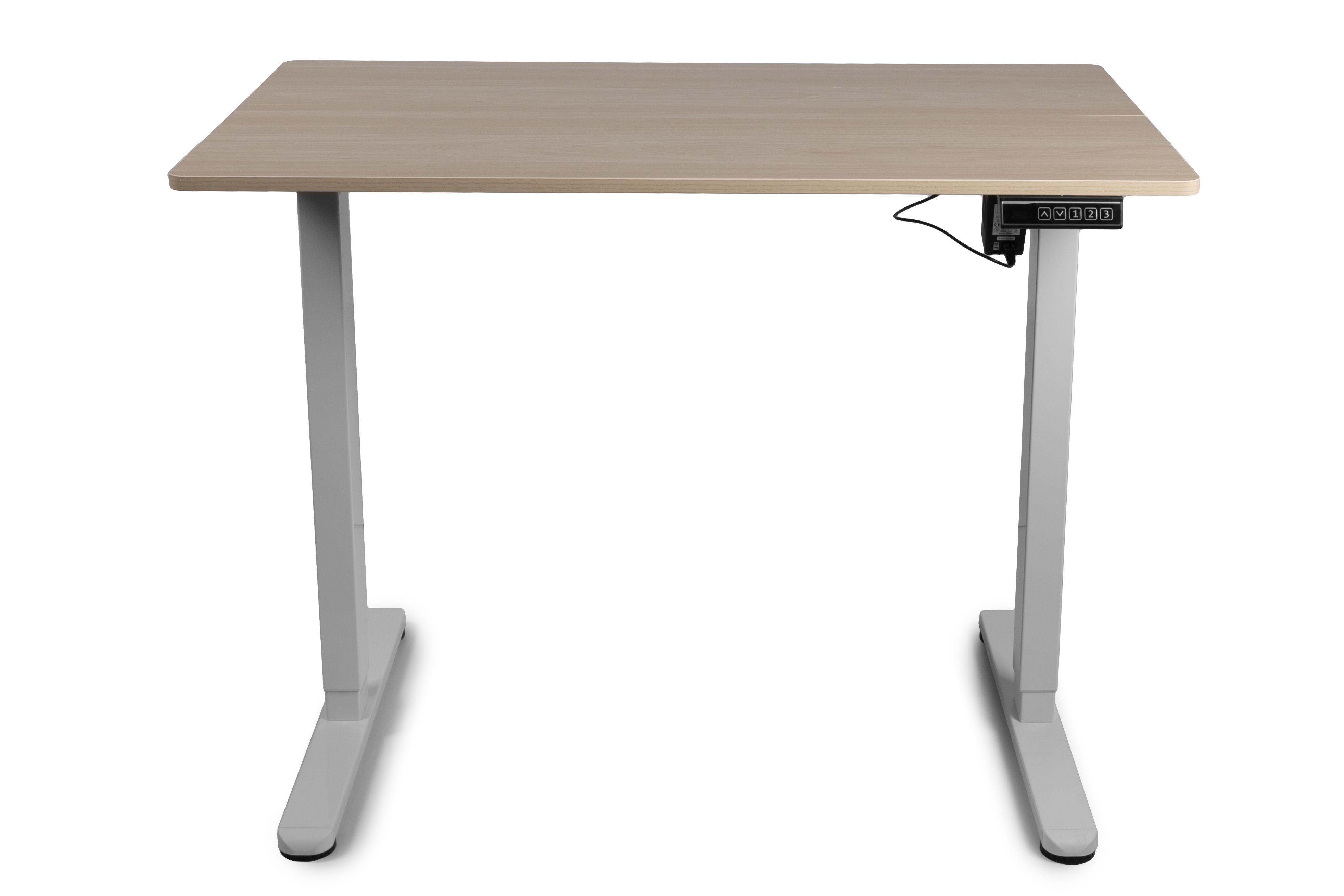 Стол компьютерный регулируемый Barsky StandUp Home с дисплеем 1000х600 мм White (BSTh-02)