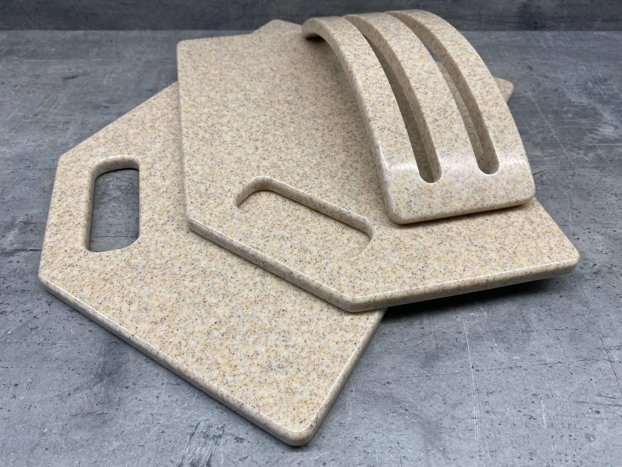 Набор досок кухонных Navajo из искусственного камня на подставке 2 шт. (221) - фото 2 Набор досок кухонных Navajo из искусственного камня на подставке 2 шт. (221) - фото 2